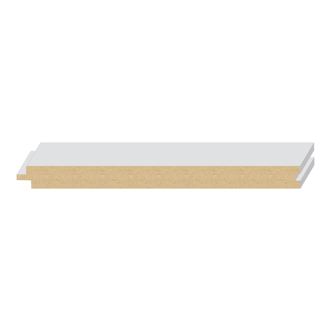 1532347664.png Reversible Single/Double Nickel Gap T&G MDF Wainscot 5/8" x 7-3/8" - Image 1