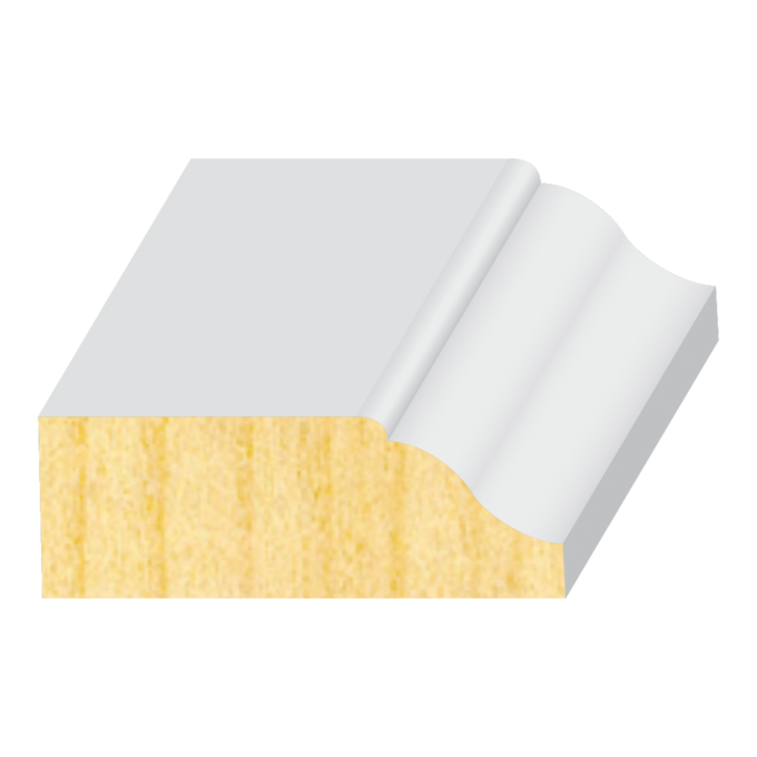 1566119564.png Ogee FJ Pine Door Stop 7/16" x 1-1/4" - Image 1