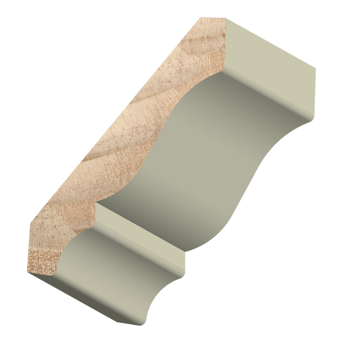1731467696.png Colonial Crown Millwork Exterior Wood 5/8" x 3-5/8" - Image 1
