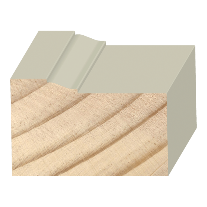 1731513420-1.png #180 Eastern Brick Mold Exterior Wood 1-1/4" x 2" x 17 feet - Image 1