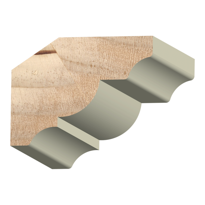 1750469005.png Gutter Mould Exterior Wood 1-3/8" x 3-5/16" - Image 1