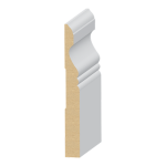 Carolina MDF Baseboard 5/8" x 6" - Image 2